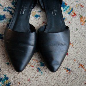 Lara & Lillian Parker D'Orsay Black Flat